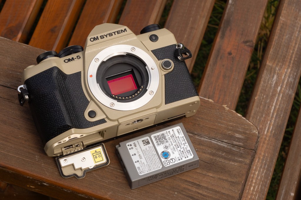 OM System OM-5 Mark II Sand Beige. Image credit: Joshua Waller