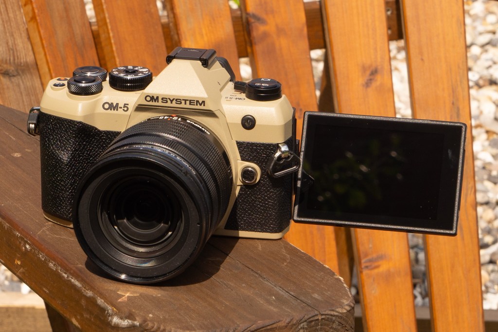 OM System OM-5 Mark II Sand Beige. Image credit: Joshua Waller