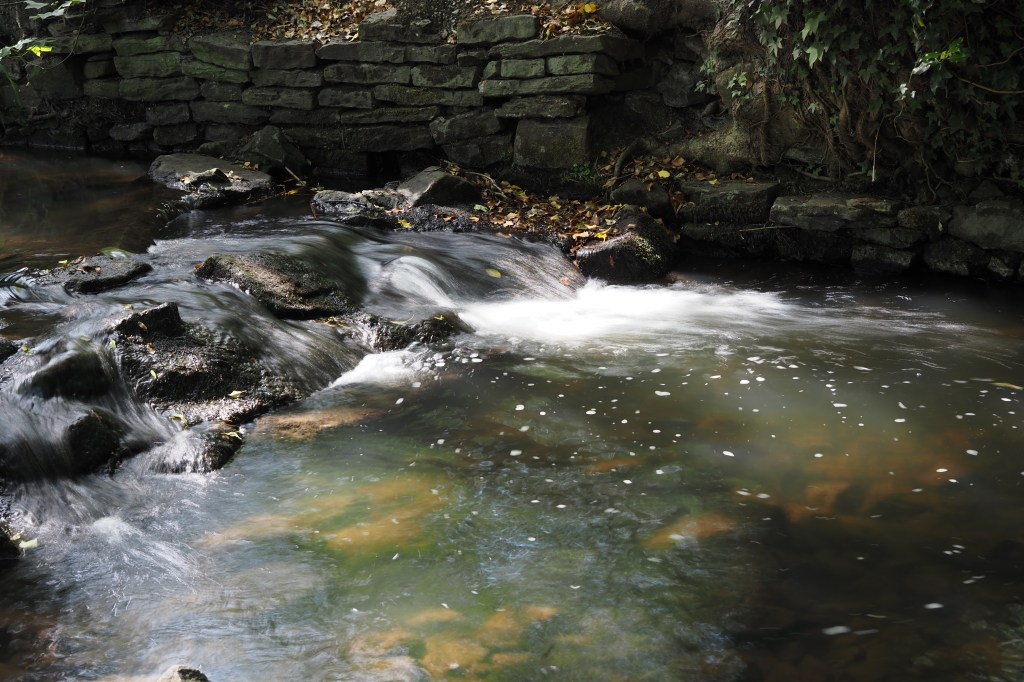LiveND Filter (ND16) handheld. Waterfall in a river. Image credit: Joshua Waller