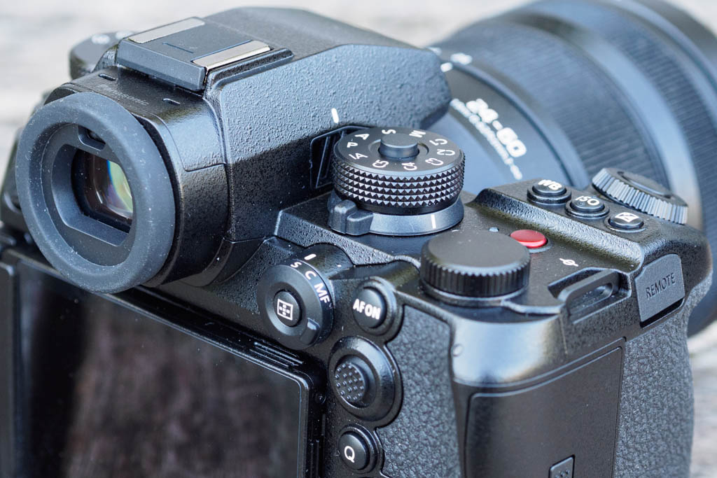 Panasonic Lumix S1IIE viewfinder.