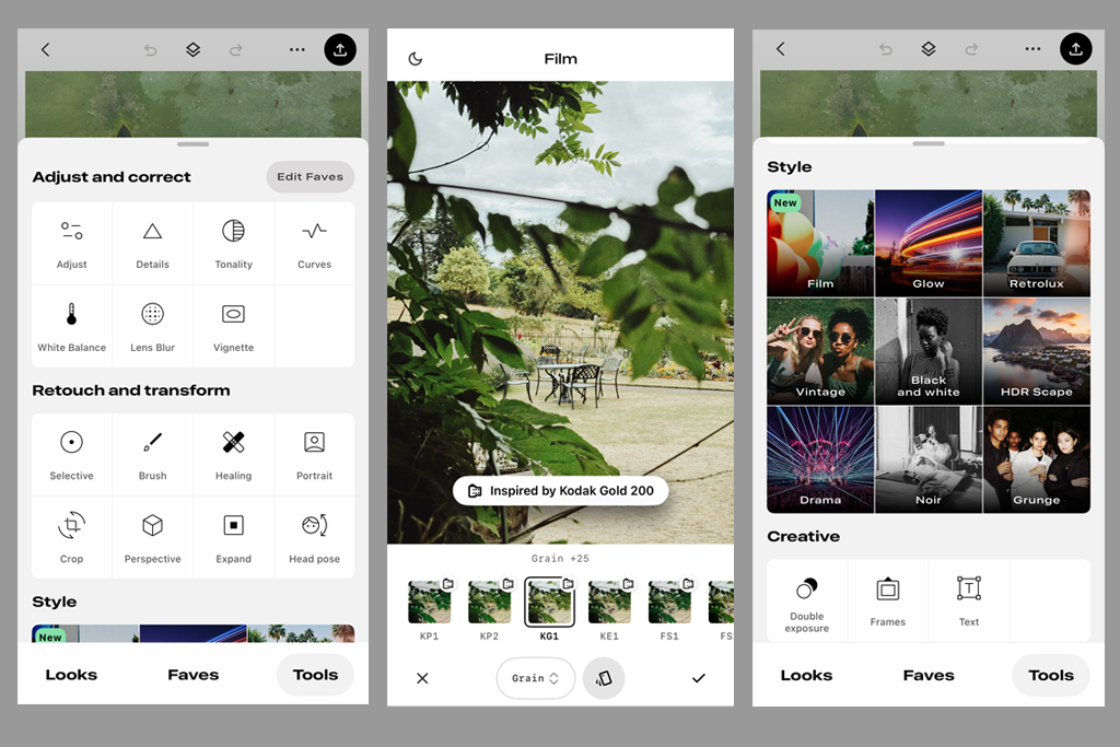 Snapseed in 2025, ios