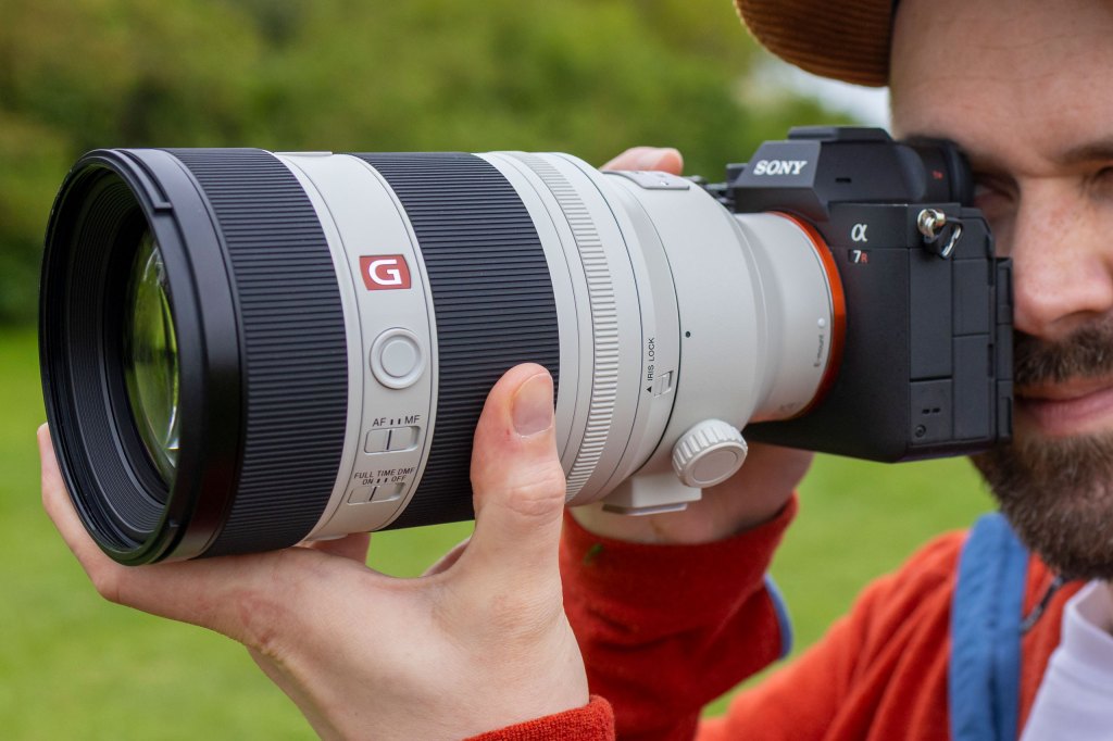 Sony FE 50-150mm F2 GM in use.