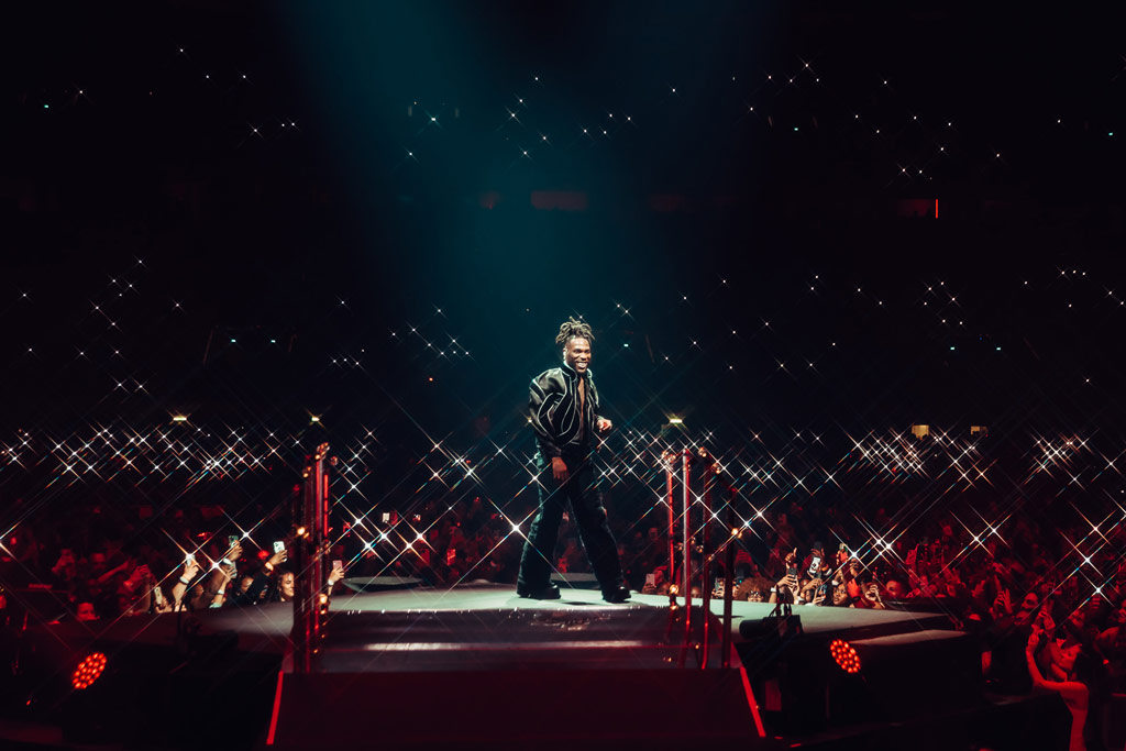 Burna Boy, Paris concert. Image credit: Shot by Nee