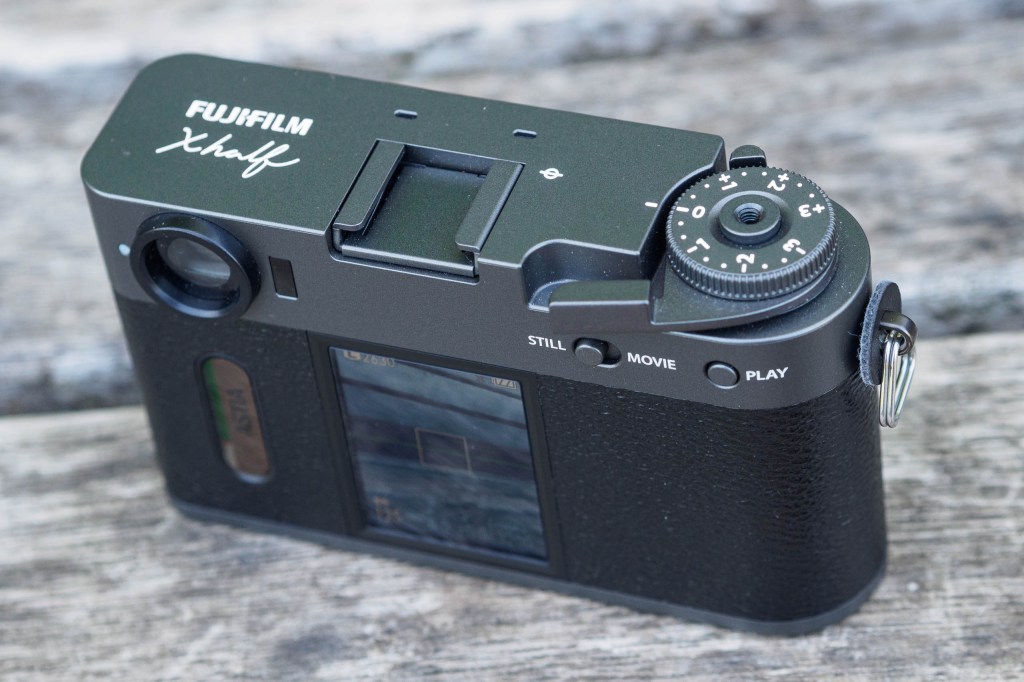 Fujifilm X-half wind-on lever