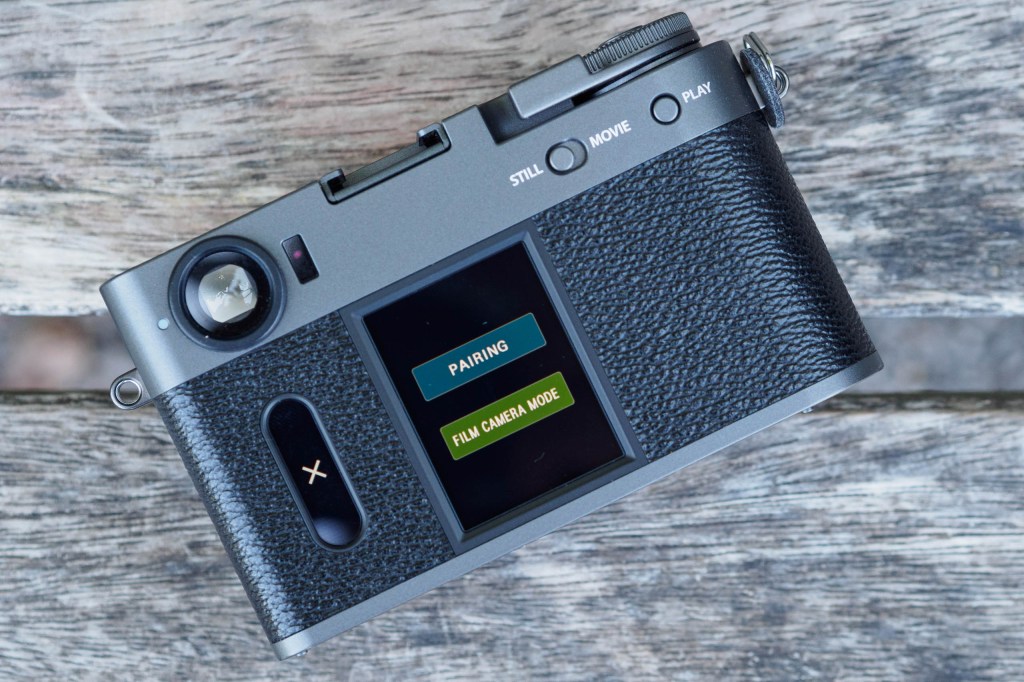 Fujifilm X half pairing / film camera mode setup
