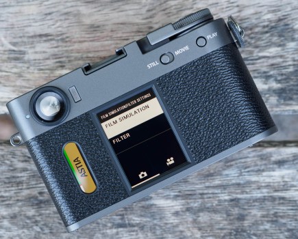 Fujifilm X half Film Simulation / Filter selection screen