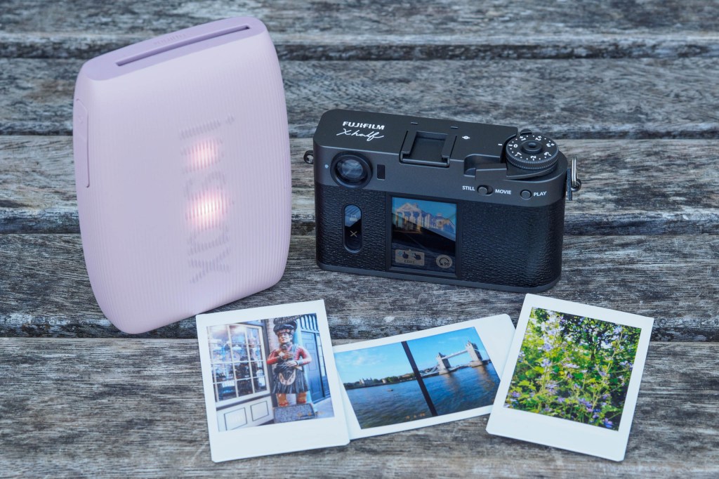 Fujiflm X half with Instax Mini Link 3 printer