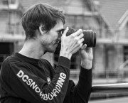 Matt Goodum taking a photo. Image credit: Gill Prince