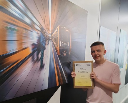Dale Bristo young railway photographer of the year