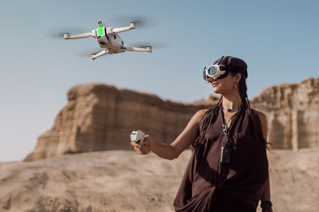 Antigravity A1 drone in use