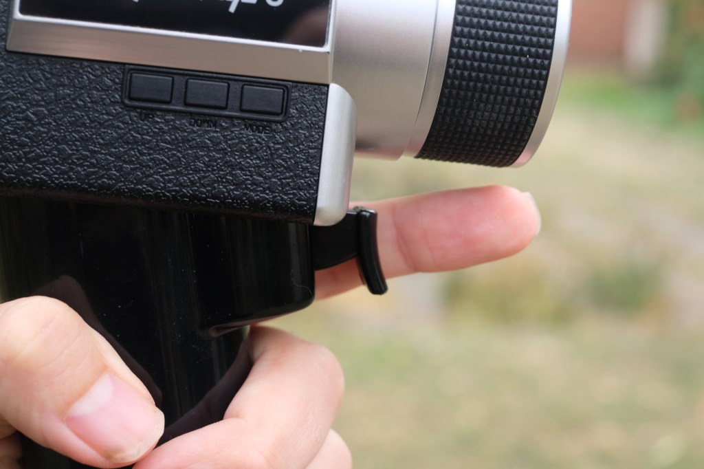 Close-up of the trigger on the Camp Snap CS-8