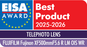 EISA TELEPHOTO LENS 2025-2026
FUJIFILM Fujinon XF500mmF5.6 R LM OIS WR