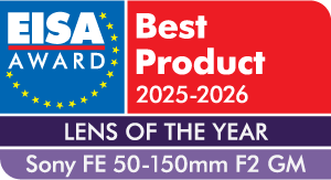 EISA LENS OF THE YEAR 2025-2026
Sony FE 50-150mm F2 GM