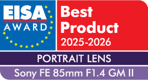 EISA PORTRAIT LENS 2025-2026
Sony FE 85mm F1.4 GM II