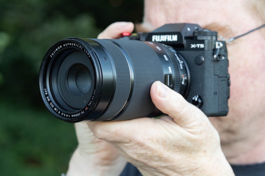 Fujifilm XF 70-300mm F4-5.6 R LM OIS WR in use on Fujifilm X-T5