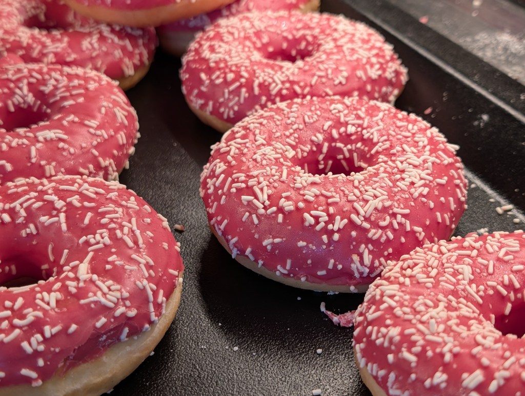 Pink donuts. Photo Joshua Waller