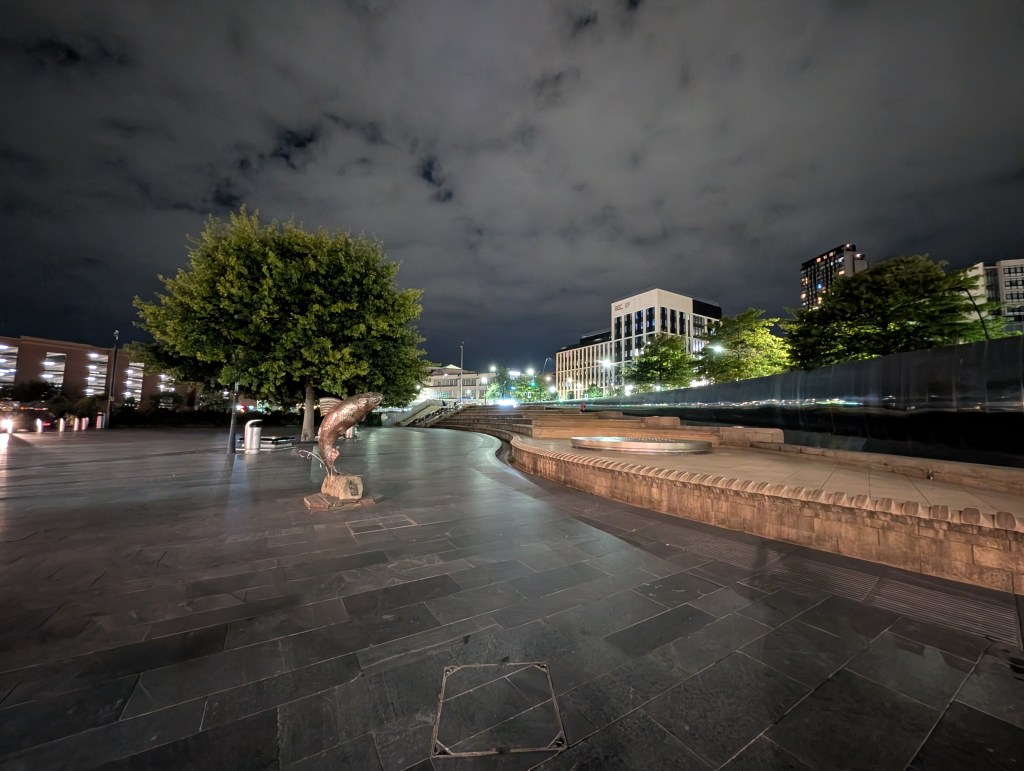 Low-light night mode. Ultra-wide. Photo Joshua Waller