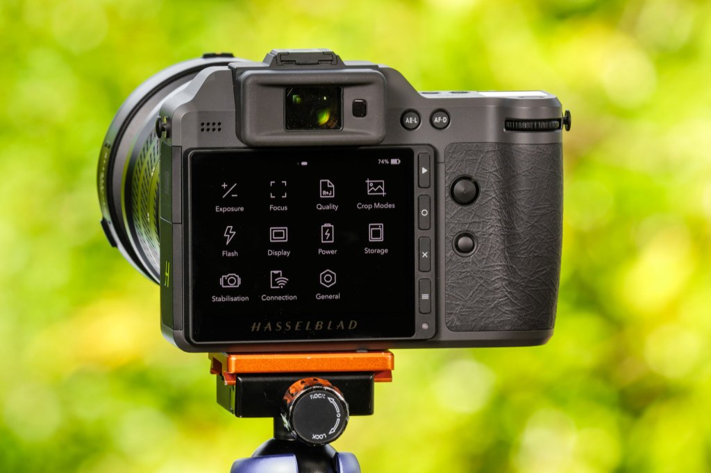 Hasselblad X2DII 100C menu