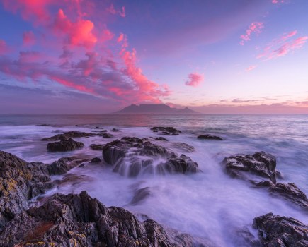 Table Mountain from Bloubergstrand in Cape Town. Copyright: Mujahid Ur Rehman