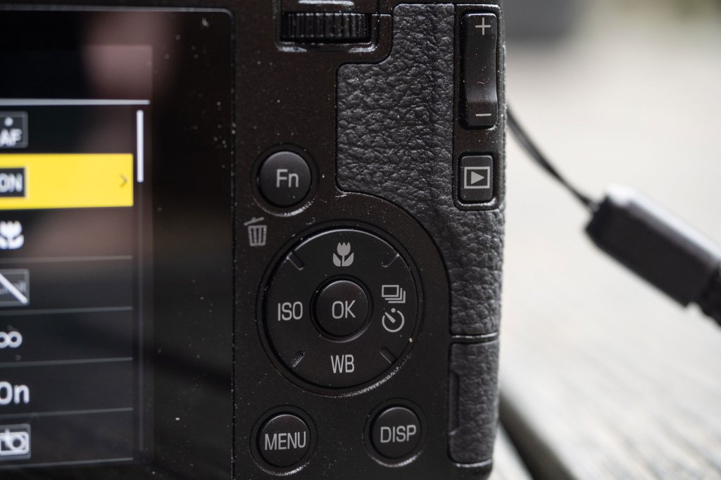 Ricoh GR IV rear controls. 