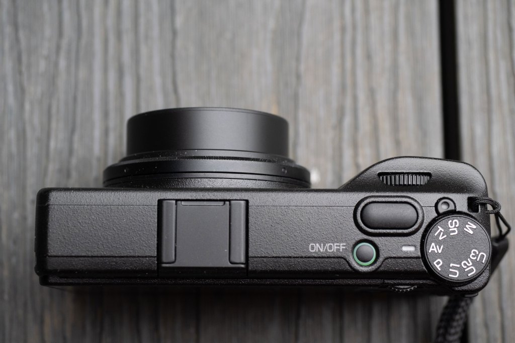 Ricoh GR IV top view with lens extended. Image credit: Matty Graham