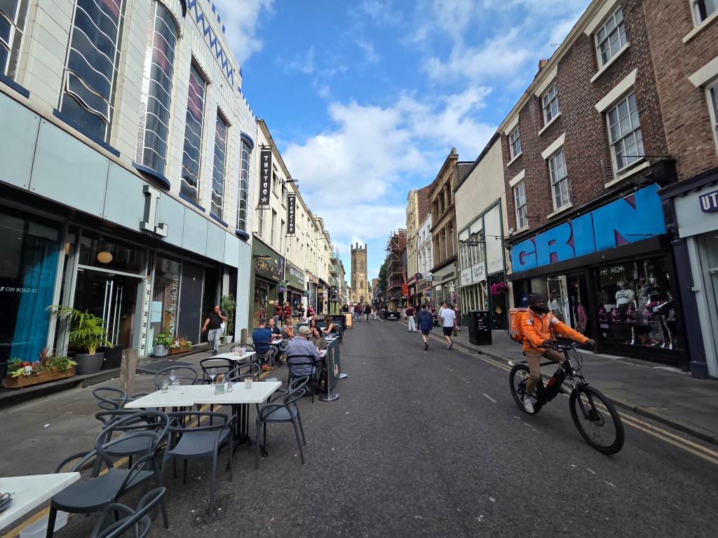 Ultra-wide. Bold Street, Liverpool. Image credit: Joshua Waller