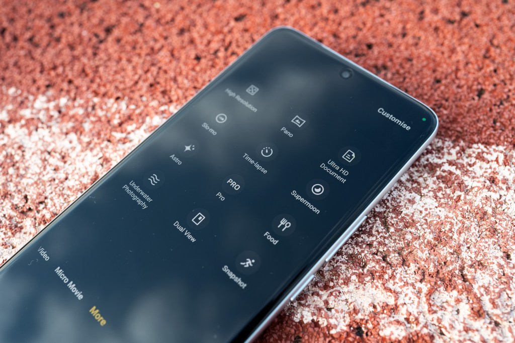 Vivo V60 more tab native camera app