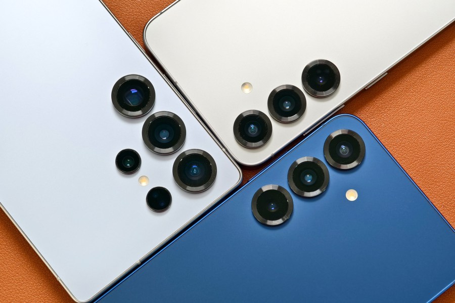 Best camera phones for photography. Samsung S25 Ultra, S25 Plus, S25. Image: Joshua Waller