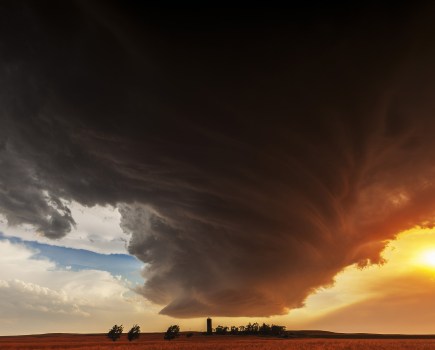 The Big Cloud. The Lovely Monster over the Farm, 19:15 CST, Lodgepole, Nebraska, 22 June 2012. Image Credit: Camille Seaman