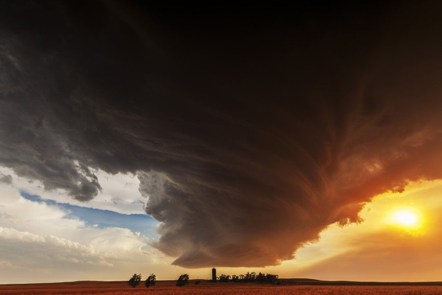 The Big Cloud. The Lovely Monster over the Farm, 19:15 CST, Lodgepole, Nebraska, 22 June 2012. Image Credit: Camille Seaman