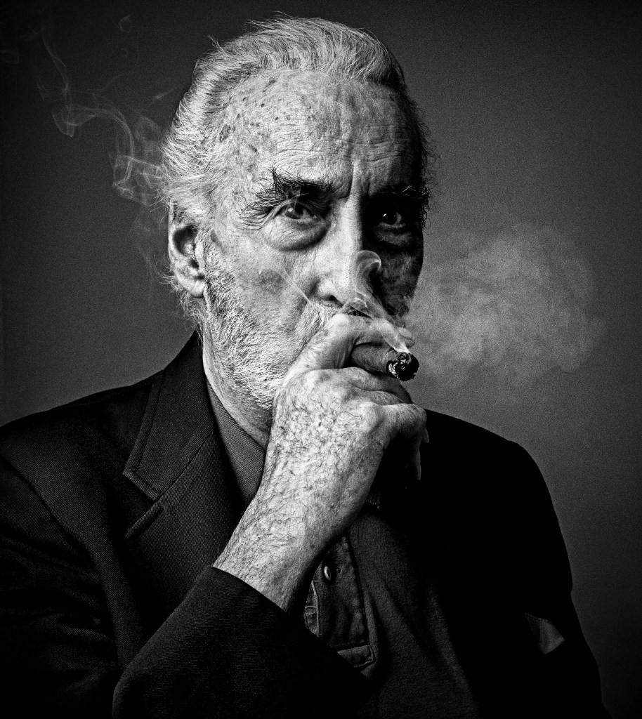 Christopher Lee, 2005. Copyright Andy Gotts. SINGLE USE ONLY