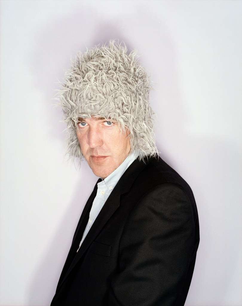 Jeremy Clarckson photographed in 2001 wearing a Nepalese hat. Image Credit: Harry Borden SINGLE USE ONLY