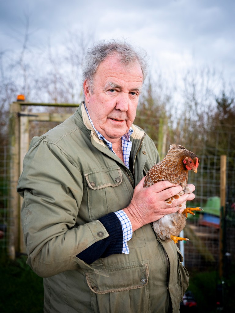 Jeremy Clarkson at Diddly Squat Farm. Image Credit: Harry Borden SINGLE USE ONLY