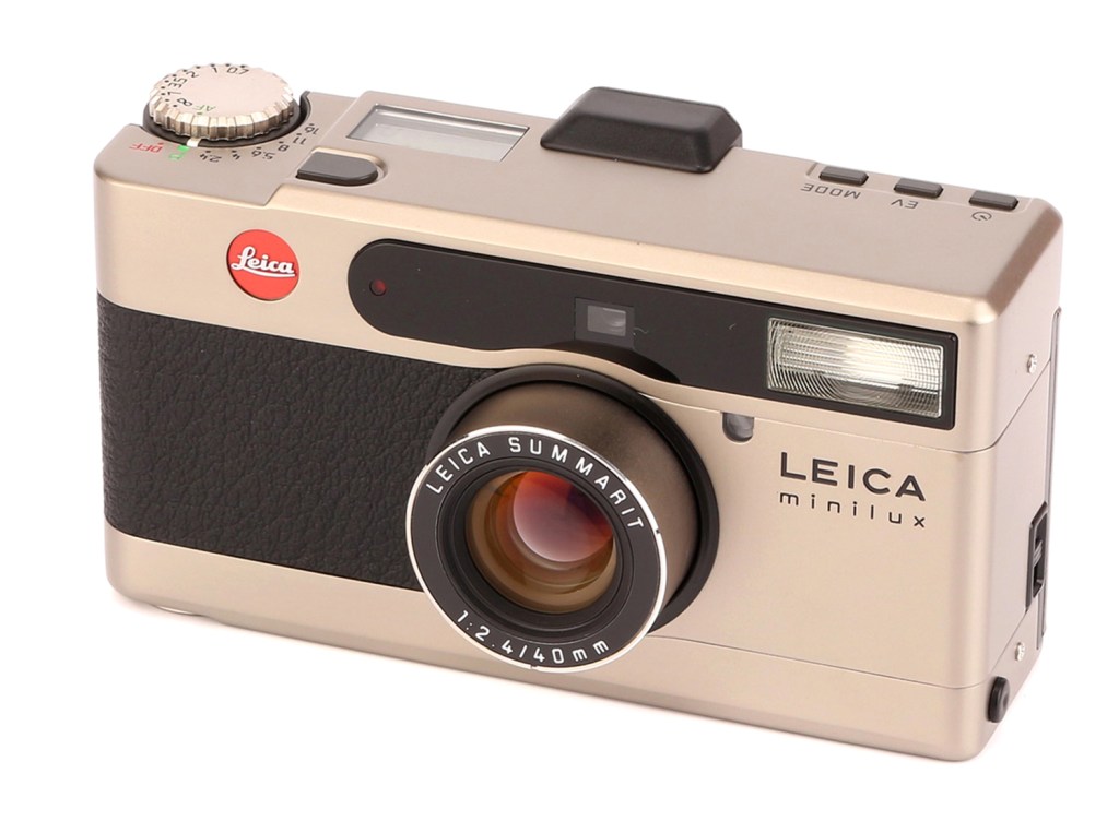 The stylish Leica Minilux compact camera (Picture courtesy of Flints Auctions)