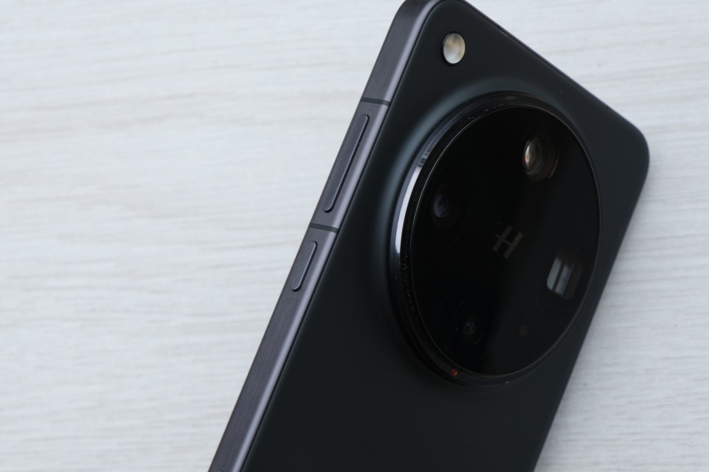 side on view on a phone