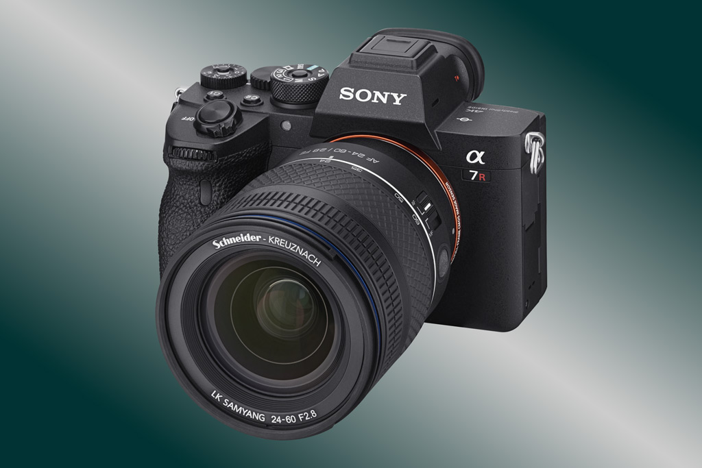 The Samyang AF 24-60mm f/2.8 FE mounted on a Sony A7R body. Image credit: Samyang/AP
