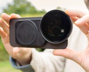 JJC circular polarizer on the iPhone. Image credit: Dan Mold