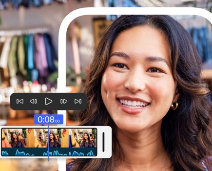 Adobe Premiere on iPhone main screen
