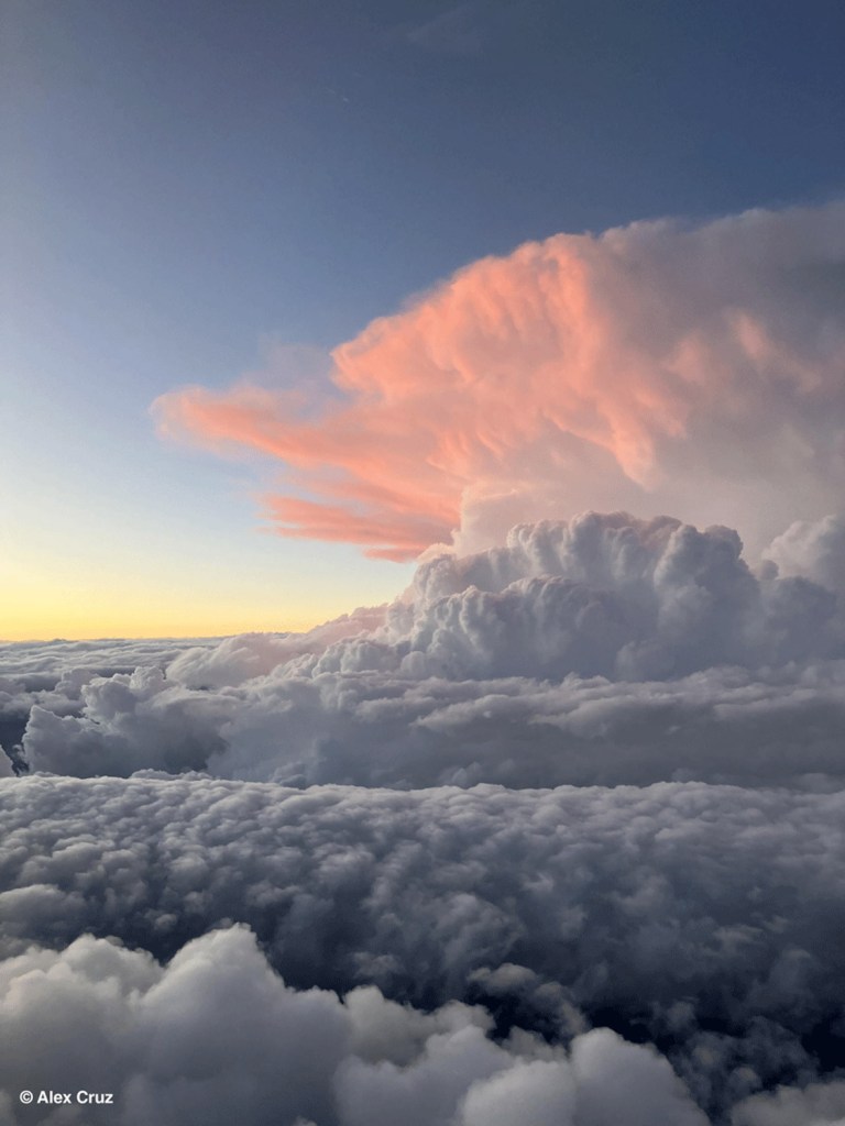 Eruption in the sky by Alex Cruz. Young Category, Winner. Standard Chartered Young Weather Photographer of the Year 2025