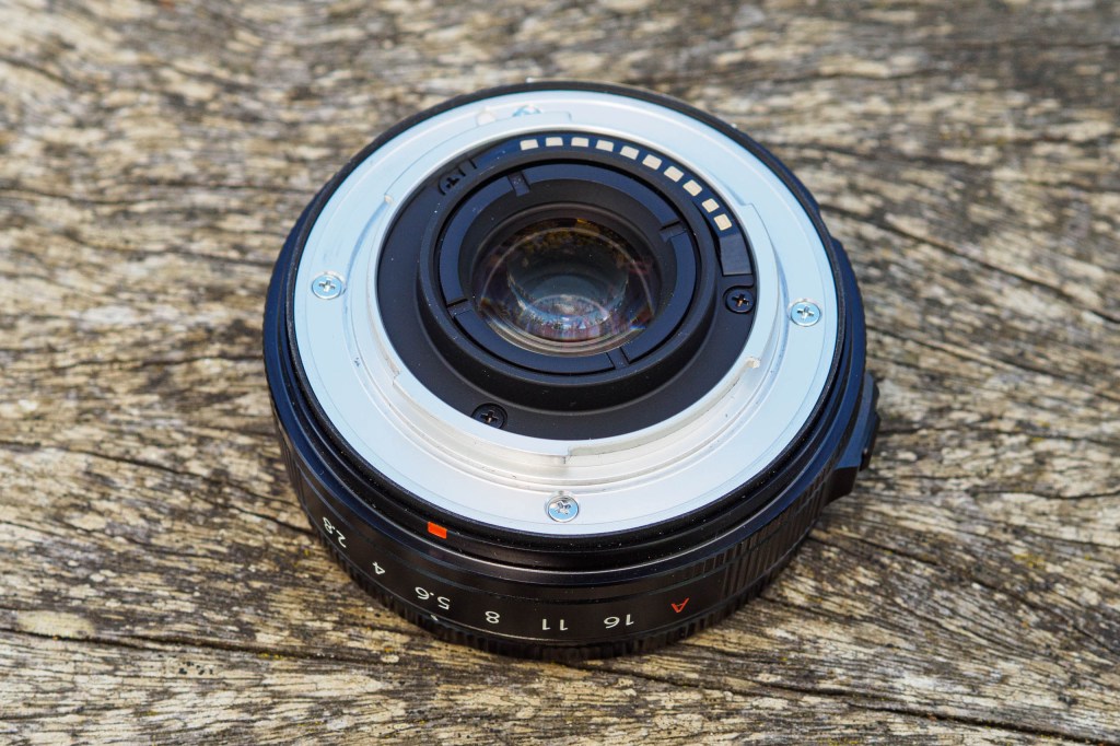 Fujifilm XF 23mm F2.8 R WR mount. 