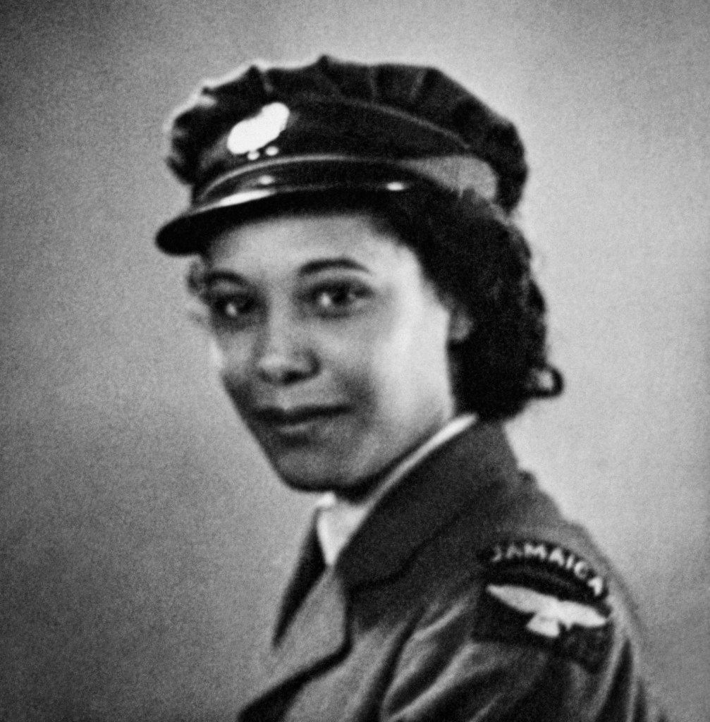 Portrait of Sonia Thompson from Kingston, Jamaica, who served as an Instrument Repairer in the WAAF (Women's Auxiliary Air Force), 1943. (Photo by Royal Air Force official photographer/Imperial War Museums via Getty Images)