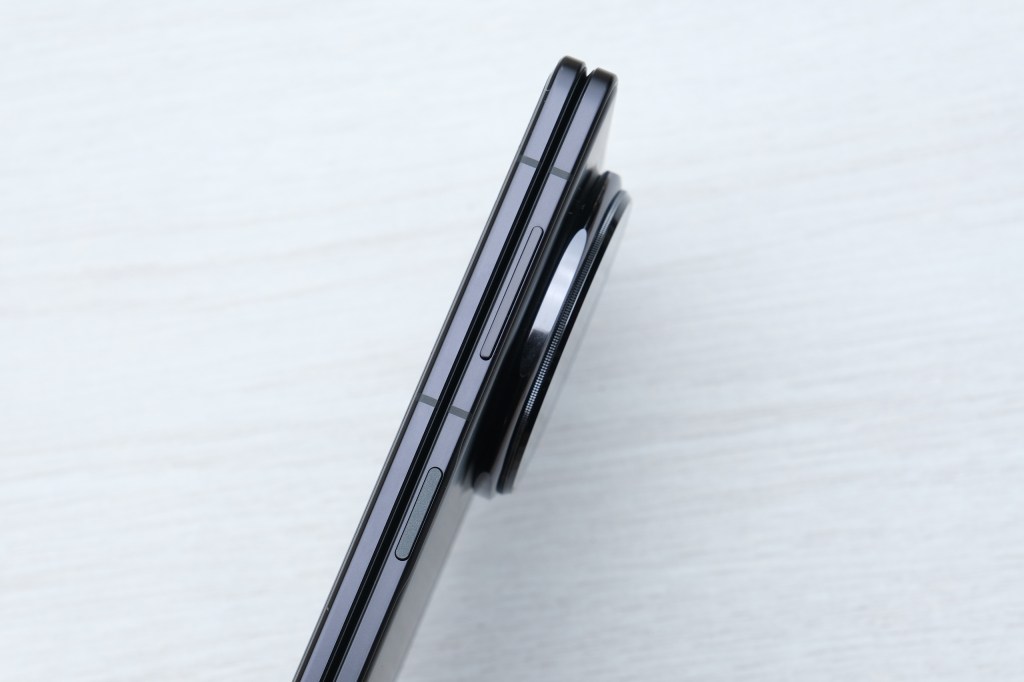 side of camera bezel