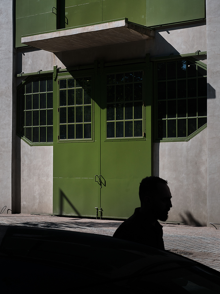 silhouette street photo