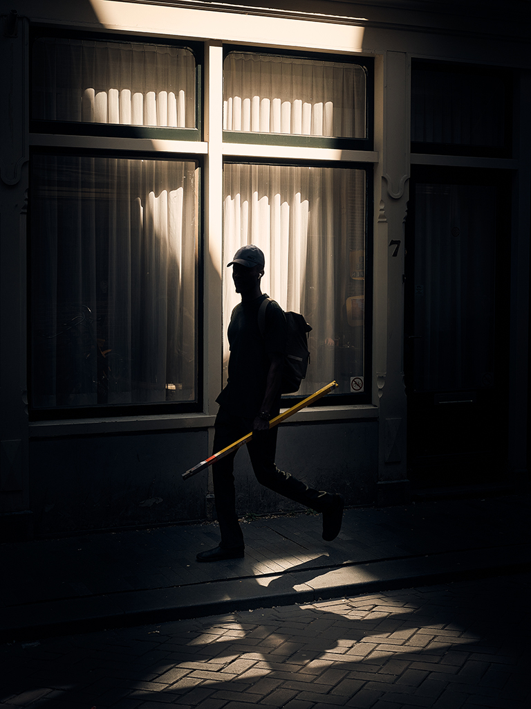 silhouette street photo