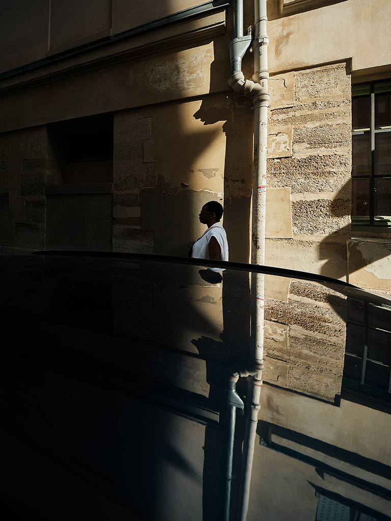 silhouette street photo