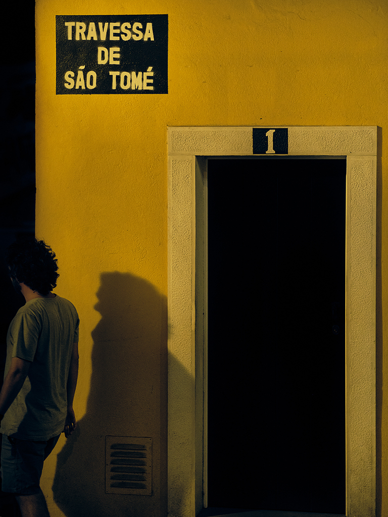 silhouette street photo