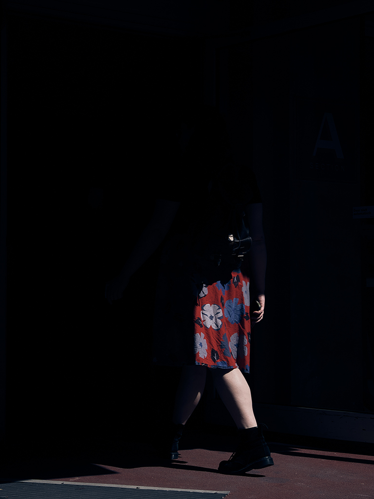 silhouette street photo