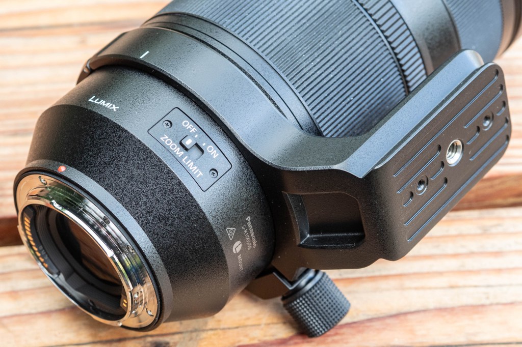 Panasonic Lumix S 100-500mm F5-7.1 OIS zoom limiter switch