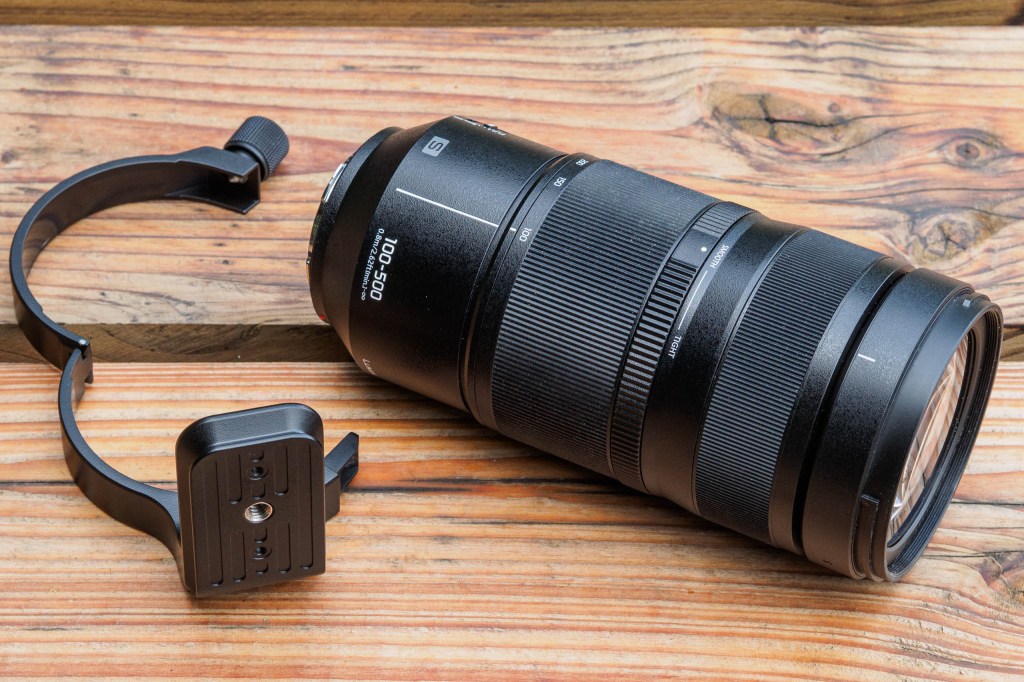 Panasonic Lumix S 100-500mm F5-7.1 OIS with tripod mount removed