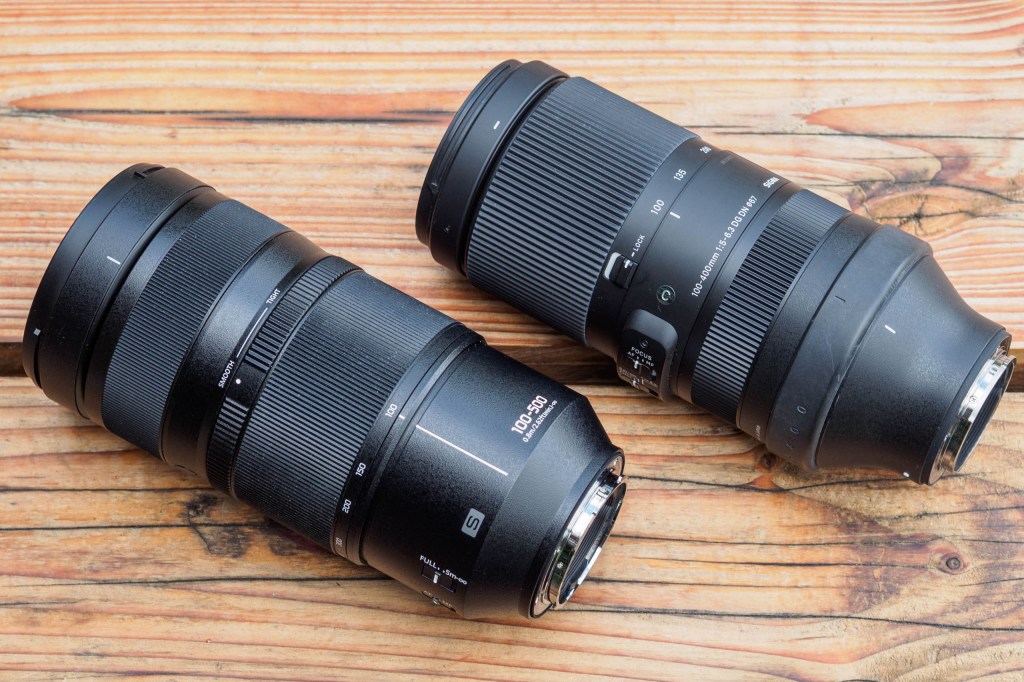 Panasonic Lumix S 100-500mm F5-7.1 OIS vs Sigma 100-400mm F5-6.3 DG DN OS. 
